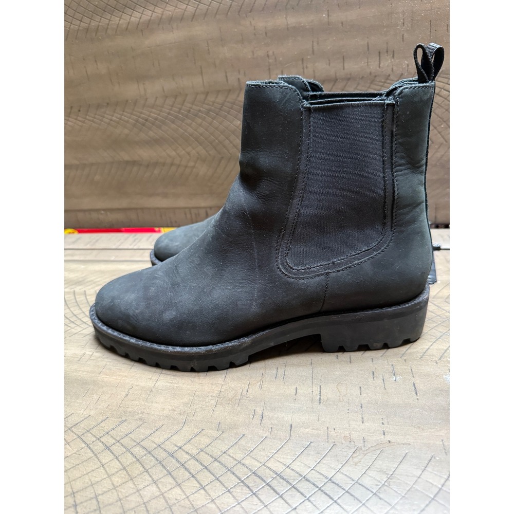 Thursday Boot Co Duchess Boots Womens 9.5 Black Leather Lug Sole Chelsea - Picture 4 of 15